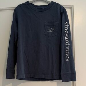 Vineyard Vines Kids Whale Long Sleeve Tee